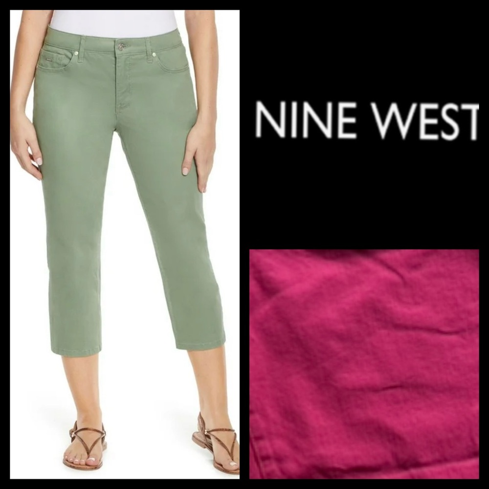 NWT Nine West Chrystie Capri Jean~Sangria